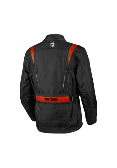 Motosiklet Montu 3 Katmanlı Kışlık Astar Long Model 4 Mevsim Maxdura Kumaş Stelvıo Mont Kırmızı