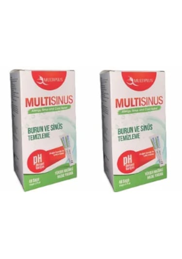 Multiplus Multisinüs Burun Temizleme Kiti Yedek 2 x 48 Şase