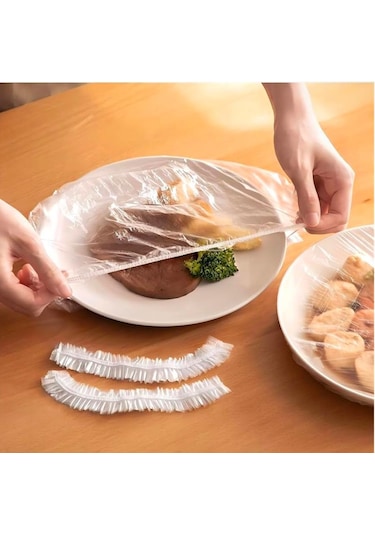 Lastikli Tencere Ve Tabak Bonesi 100 Adet 22cm