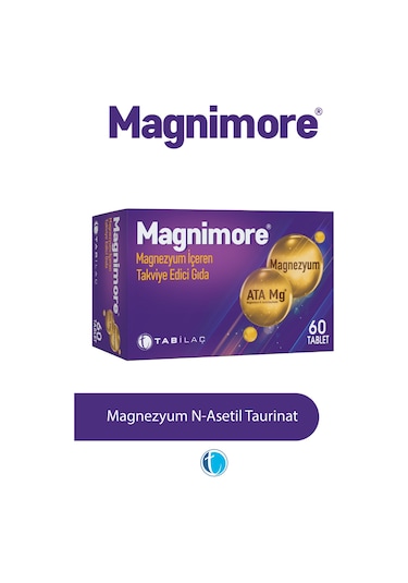 Magnimore Magnezyum Takviye Edici Gıda 60 Tablet