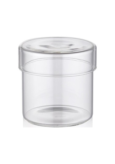 The Mia Clear Cam Kavanoz Yuvarlak 13x11 Cm