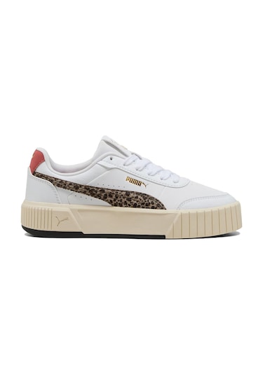 Puma 403515 Carina Mia Animal Flair Spor Ayakkabı Beyaz Beyaz