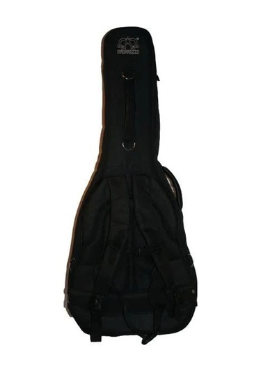Elektro Gitar Kılıfı 40 Mm Pedli, Siyah / Zeytin Yeşili