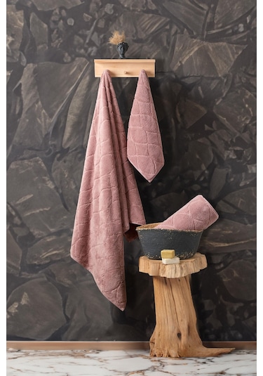 Varol Voli Micro Cotton Banyo Havlusu 70x140cm Gül Kurusu-70x140cm Gülkurusu