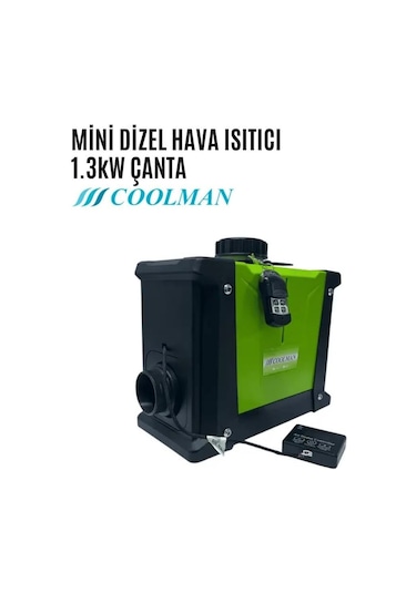 Coolman Mini 1.3kw Çanta Webasto Tipi Isıtıcı 12v-24v-1102