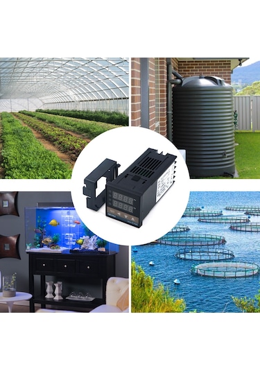 Xiyyadms Rex-c100 M An Akıllı Pıd Sıcaklık Kontrol Cihazı, 0-400 C Hassas Ayarlanabilir, 220v Ck Uzun Model