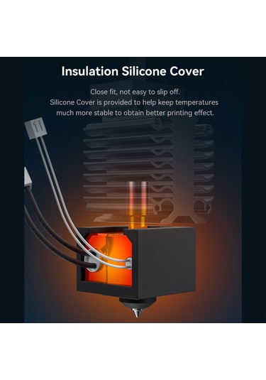 Jeemson Creality Ender-3 V3 Se Isı Başı Seti: Bakır Alaşımlı 0.4mm & 0.6mm Nozzle, 250mm/s Hızlı Yazdırma, Etkin Soğutma, 1.75mm Filament Desteği