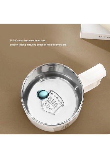 Paslanmaz Çelik Sızdırmaz Kaşıklı Kahve Termosu 500 Ml Beyaz-kahve Kapaklı İthal Ürün Çok Renkli