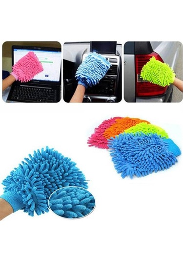 River World Otomobil Yıkamak İçin Mikrofiber Eldiven