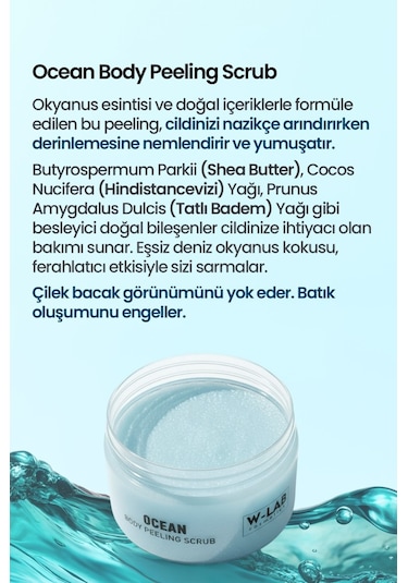 W-Lab Cosmetics Ocean Body Peeling Scrub 250 Ml
