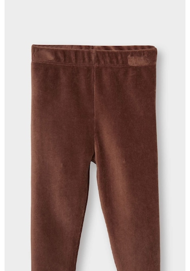 Defacto Kız Bebek Düz Paça Fitilli Kadife Tayt Y1083a225wnbn307 Kahve-bn307