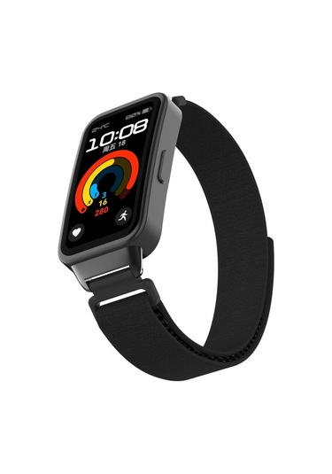 Huawei Band 9 Spor Nefes Alabilen Saat Kayışı İçin Naylon Döngü Kayışı Huawei Band 8 Yedek Bant Correa İçin Ayarlanabilir Bileklik