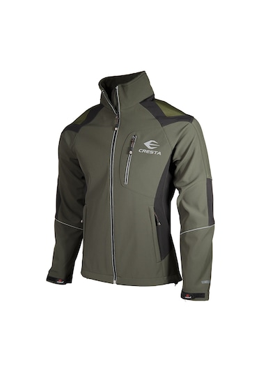 Cresta Outdoor Reflektörlü Kapüşonlu Su Geçirmez Softshell Ceket