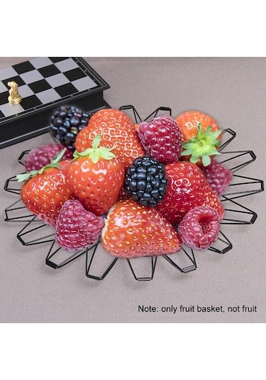 Snack Mutfak Restoran Oturma Odası Depolama Tutucu Meyve Sepeti Çıktı Sebze Katlanabilir Şekil Değişim Paslanmaz Çelik Çanta Ve Amp Sepet 1