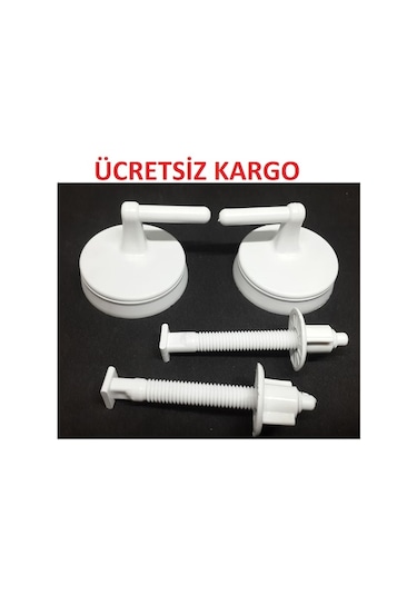 Plastik Klozet Kapak Montaj Vidası Seti Yeni Tip
