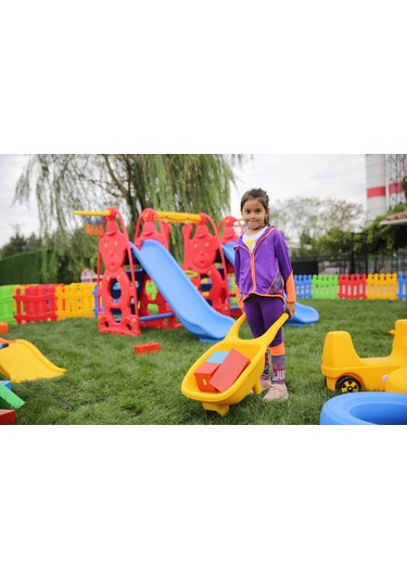 El Arabası Sarı + Kürek Ve Tırmık Hediye Set Sarı