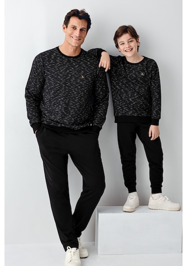 Arnetta Erkek Çocuk Siyah Pijama Takımı Ar3504-c-v1