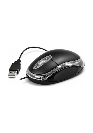 5 Adet - Koodmax Usb Optik Mouse 800 Dpı - Kablolu Maus - Işıklı W0015-n5-5adet