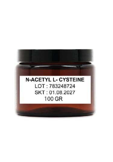 N-acetyl L-cysteine Saf Hammadde 100 Gr Aromasız