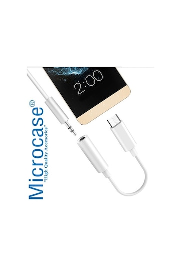 Xiaomi Mi 8 Lite Type-C Kulaklık Dönüştürücü 3.5 Mm Jack Adaptör