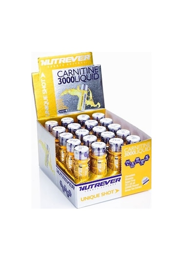 Nutrever L-Carnitine 3000 Mg 20 Ampül Karnitin Termojenik