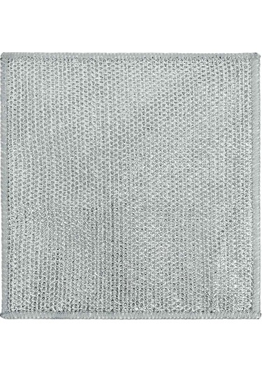 Kangvka Gümüş Tel İki Yönlü Temizlik Bezi - Yağ Tutmayan, Suyu İçeren, Fırça Ve Tabak Temizleyici - 20x20cm 10 Adet