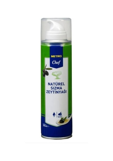 Metro Chef Sprey Natürel Sızma Zeytinyağı 200 ML