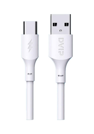Dvıp L24 6A 100 W Usba To Type-c Hızlı Şarj Ve Data Kablosu Beyaz 1 M