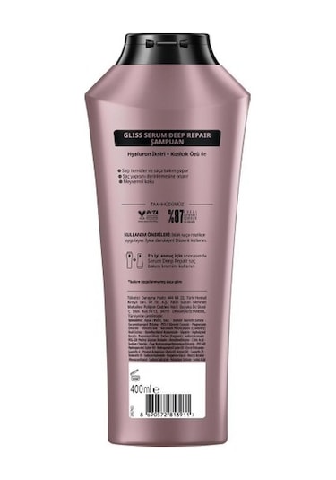 Gliss Serum Deep Repair Onarıcı Şampuan 3 x 400 ML