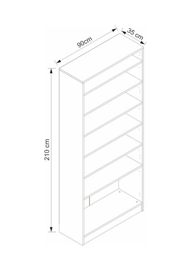 Minar Kale 210 Cm 2 Kapaklı 2b Raf Portmanto Beyaz
