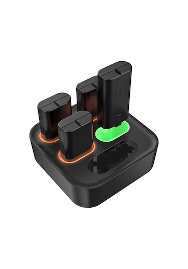 Dobe 4'Lü Xbox One-X-S-Series X-S Joystick 400 mAh Pil Şarj Stand