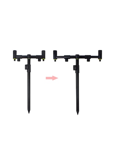 Qingmipy Alüminyum Alloy Okyanus Olta Direği Tutucu, Uzunluk 15.5-23cm Ayarlanabilir/30cm Sabit, Yükseklik 30-50cm, 219-251g Ağırlık