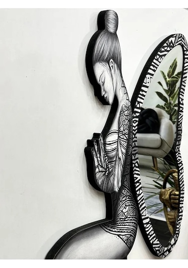 Fawdecor Kanatlı Dekoratif Duvar Aynası Özel Tasarım