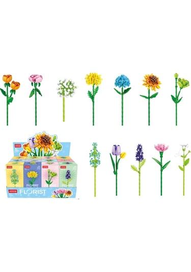 Lele Brother Florist Lego Yapı Blokları Bitki Çiçek Serisi