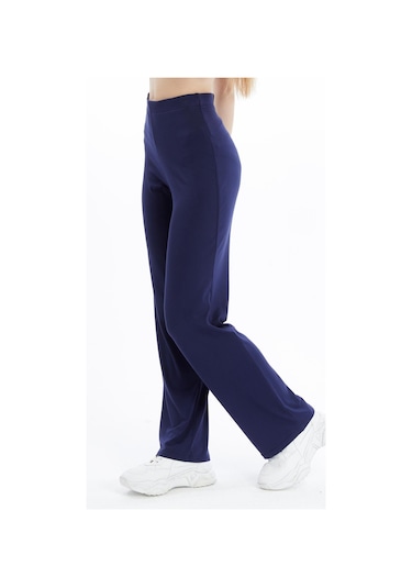 Penyebizden Extra Yumuşak Uzun Viskon Pantolon Home&outdoor-lacivert