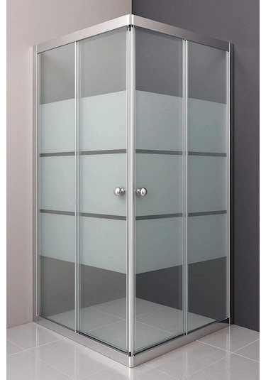 Durul Duşakabin Kare Kumlama Box Desen Parlak