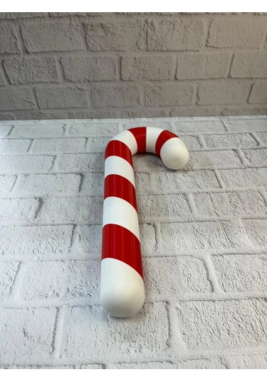 Dekoratif Yılbaşı Şekeri Yerde Biblo Salon Dekoru 13x34 Cm