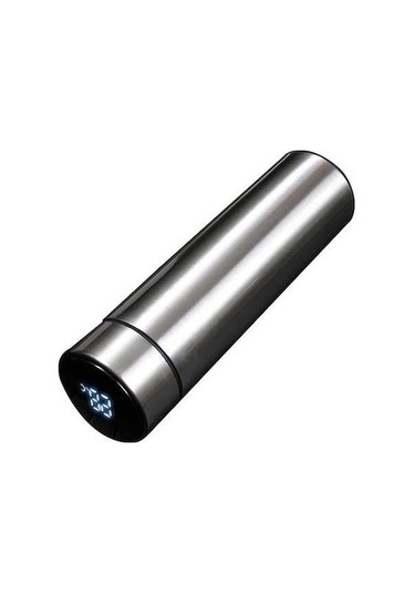 Didadodo Tutar Akıllı Termos, Gümüş Zg Sıcak/soğuk, Led Ekranlı, 480ml, Paslanmaz Çelik Gümüş