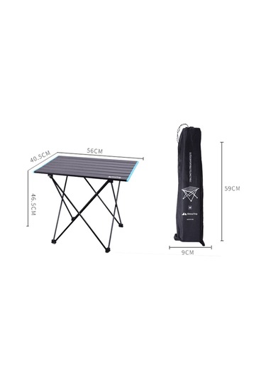 Açık Alüminyum Alaşım Katlanır Masa Kampı Piknik Taşınabilir Katlanır Masa Barbekü Masa Tutma Küçük Yemek Masası, Boyut: Orta, Boyut:orta Diğer Siyah