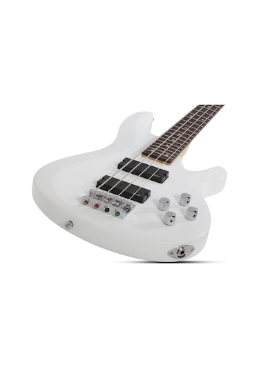 Schecter C-4 Deluxe Bas Gitar Satin White
