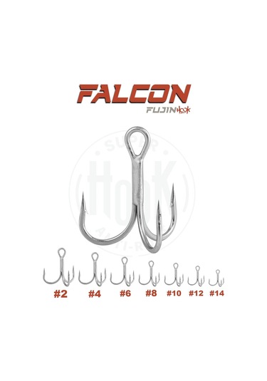 Fujin Falcon Süper Anti-rust Üçlü Kanca 6