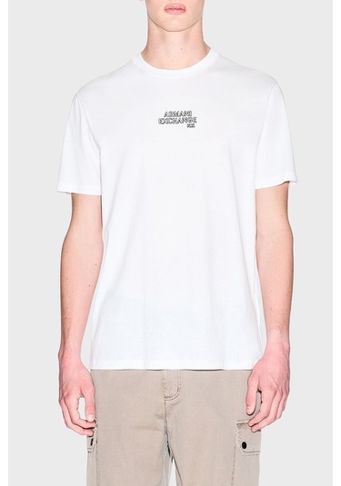 Armani Exchange Erkek T Shirt Xm001784 Af10356 U0009 Beyaz Beyaz