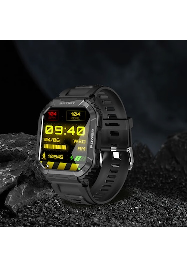 Leezsing V50 Akıllı Saat (İthalatçı Garantili): 1.83" Ips Ekran, Arama, Nabız, Spor Modları İle Sağlık Takibi Ip67 Su Geçirmez