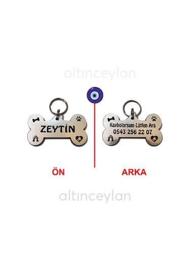 Altınceylan Köpek Isimlik Künyesi Kaybolursam Lütfen Ara