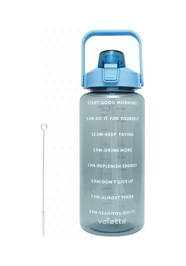 VALLETTA FİGO MOTİVASYONLU SU MATARASI 2 LT - MAVİ