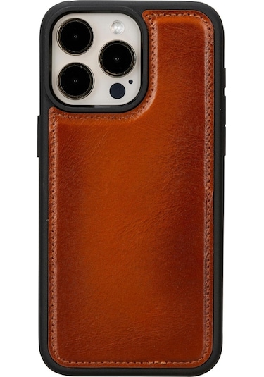 İphone 15 Pro Çıkarılabilir Deri Cüzdan Kılıf