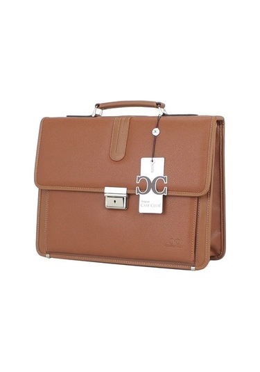 Case Club 2011 Evrak Tipi Erkek El Ve Omuz Çantası Taba