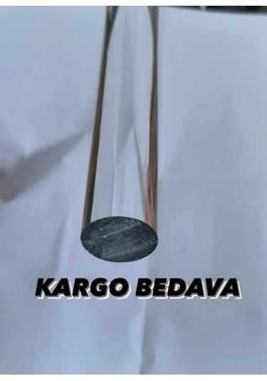 Pleksi Şeffaf Çubuk Yuvarlak