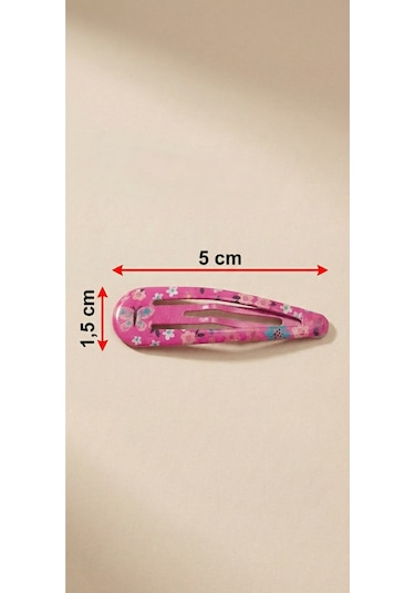 Claire's 6'lı Desenli Çıt Çıt Toka Çok  Renkli