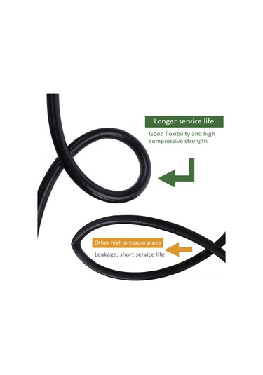 Lemestar Patlamaya Dayanıklı 10 Metre Yüksek Basınçlı Oto Yıkama Hortumu - Karcher Uyumlu 160 Bar